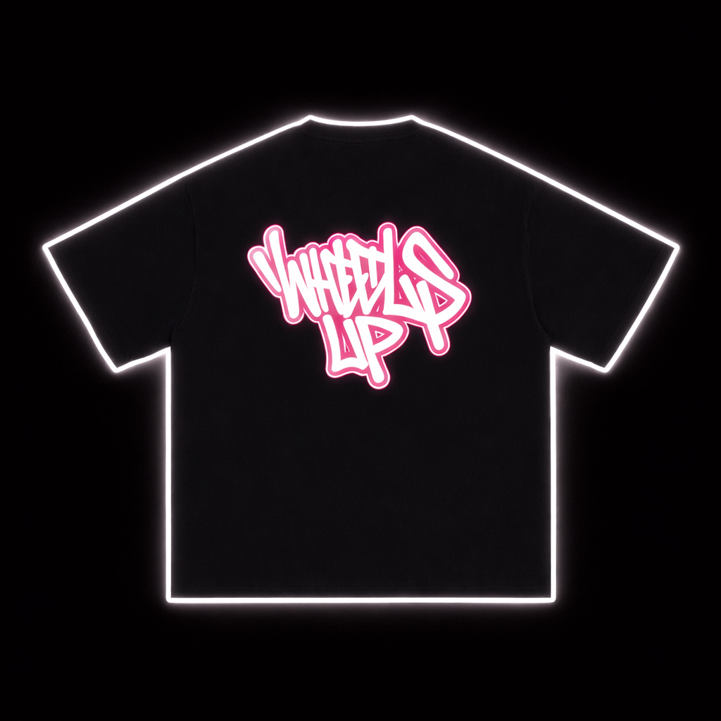 Wheelsup Tee V1 -PINK