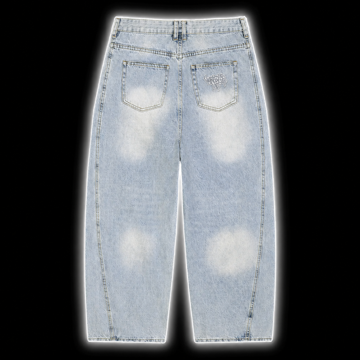Wheelsup Baggy Jeans, back view