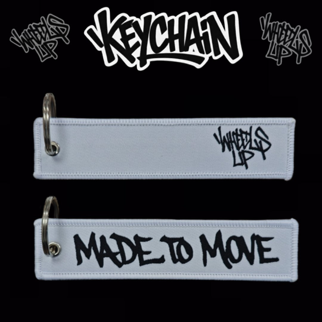 Wheelsup Keychain V1 - White