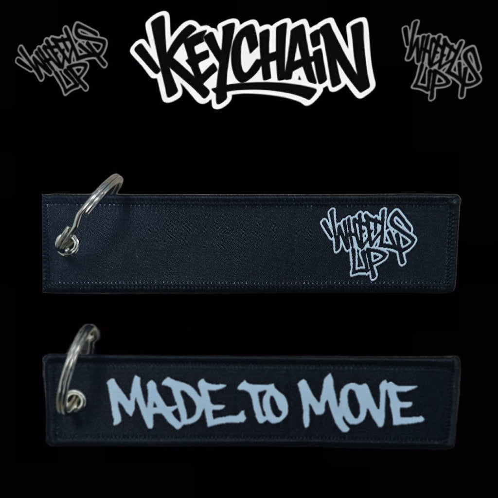 Wheelsup Keychain V1 - Black