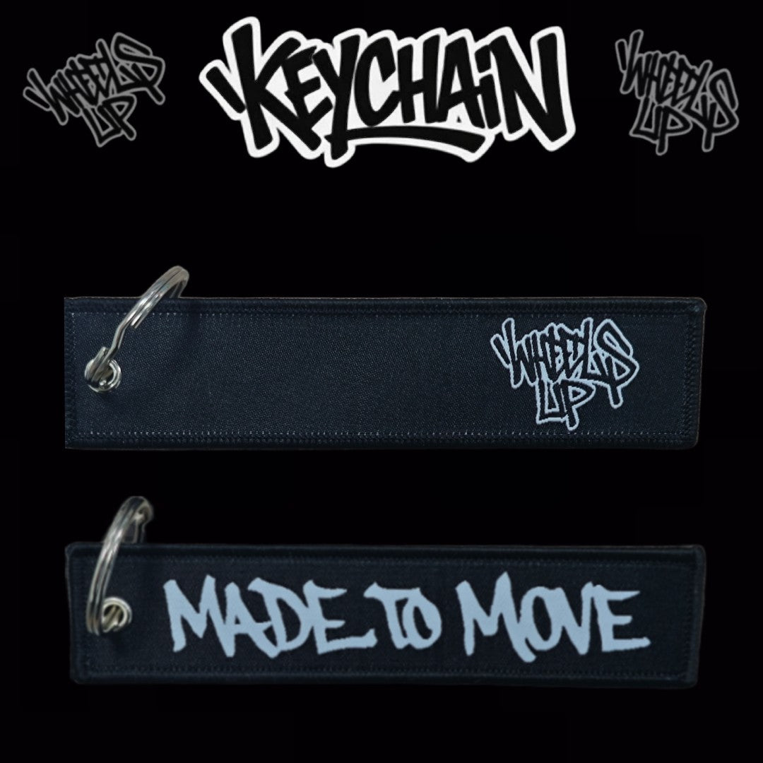 Wheelsup Keychain V1 - Black