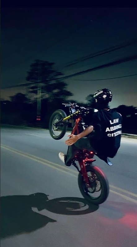 Rider wearing Wheelsup