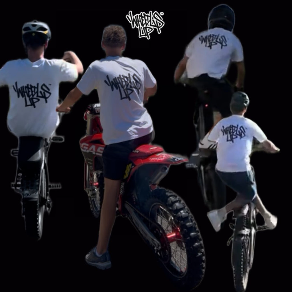 Wheelsup Tee V1 -White