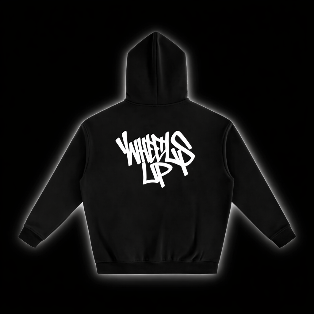Wheelsup V1 Hoodie - Black