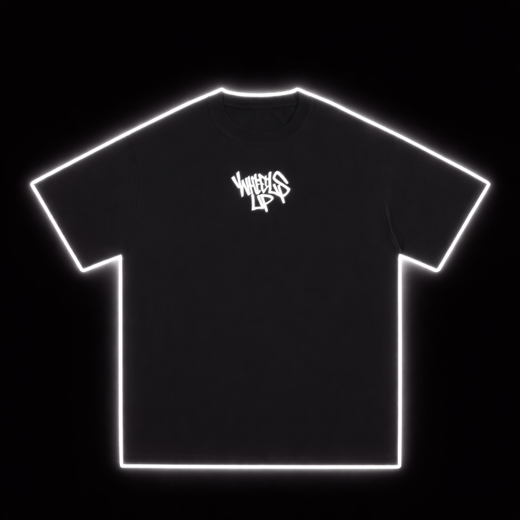 Wheelsup Tee V1 -Black