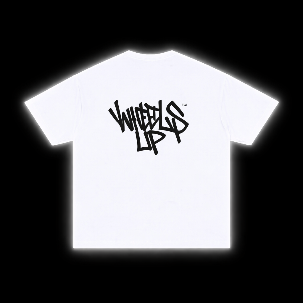 Wheelsup Tee V1 -White