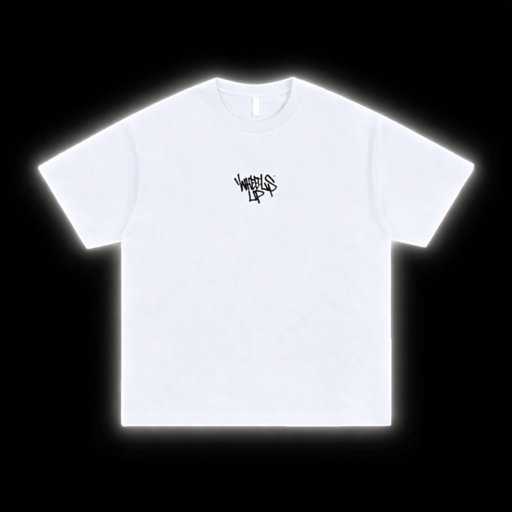 Wheelsup Tee V1 -White